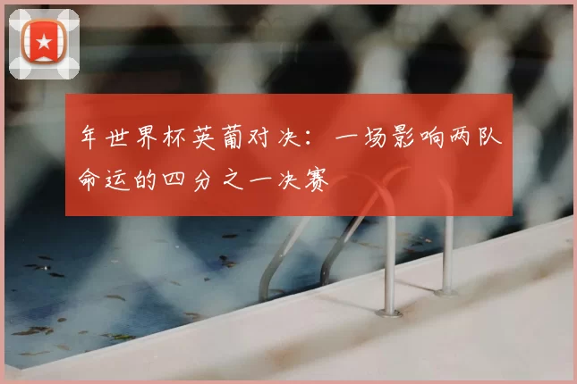 年世界杯英葡对决:一场影响两队命运的四分之一决赛