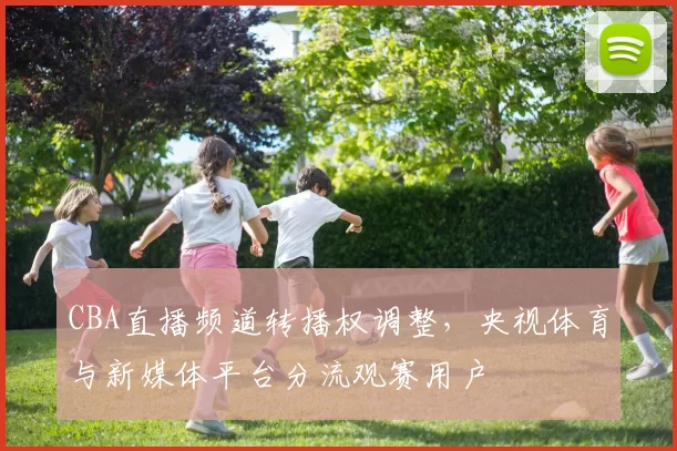 CBA直播频道转播权调整，央视体育与新媒体平台分流观赛用户
